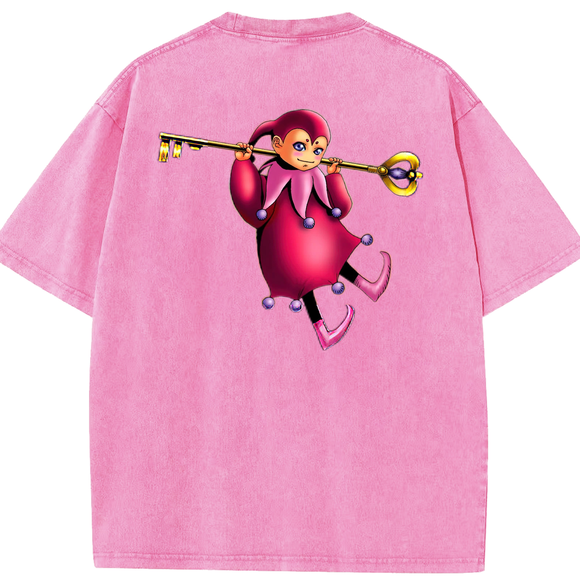 （画像用） 遊☆戯☆王 Yu-Gi-Oh! 綿100% ヴィンテージ風 半袖Tシャツ（背面プリント）